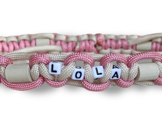 EM-Keramikhalsband “Cream & Pastel Rosa”