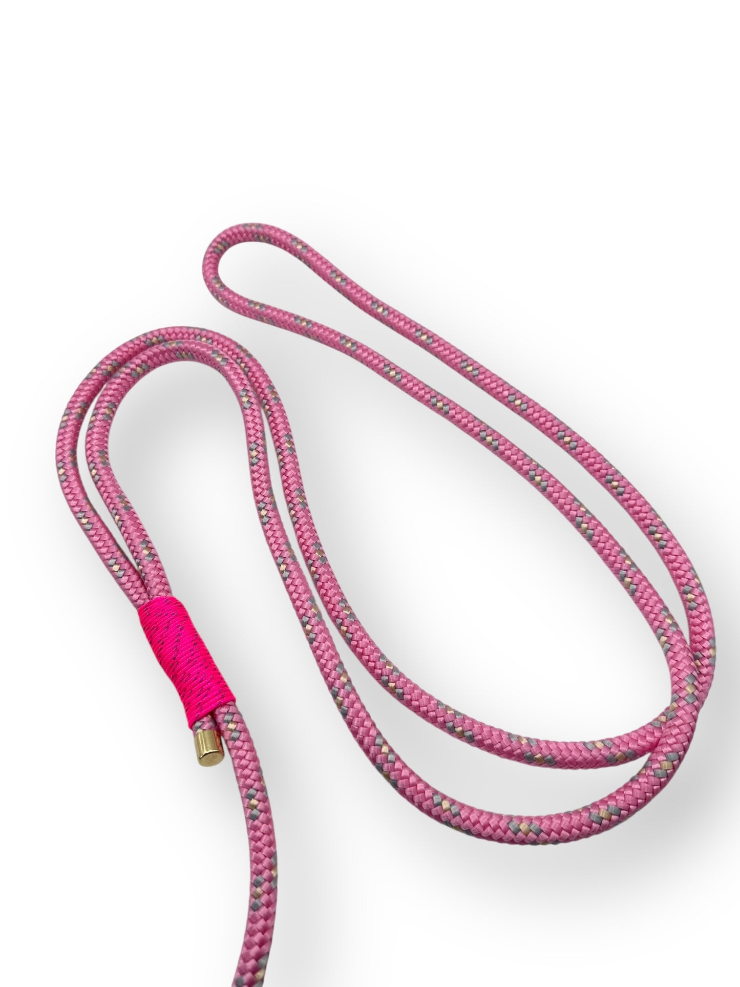 Zugstoppleine bestehend aus "Little Princess" Seil & "Neon Rosa Reflectable"