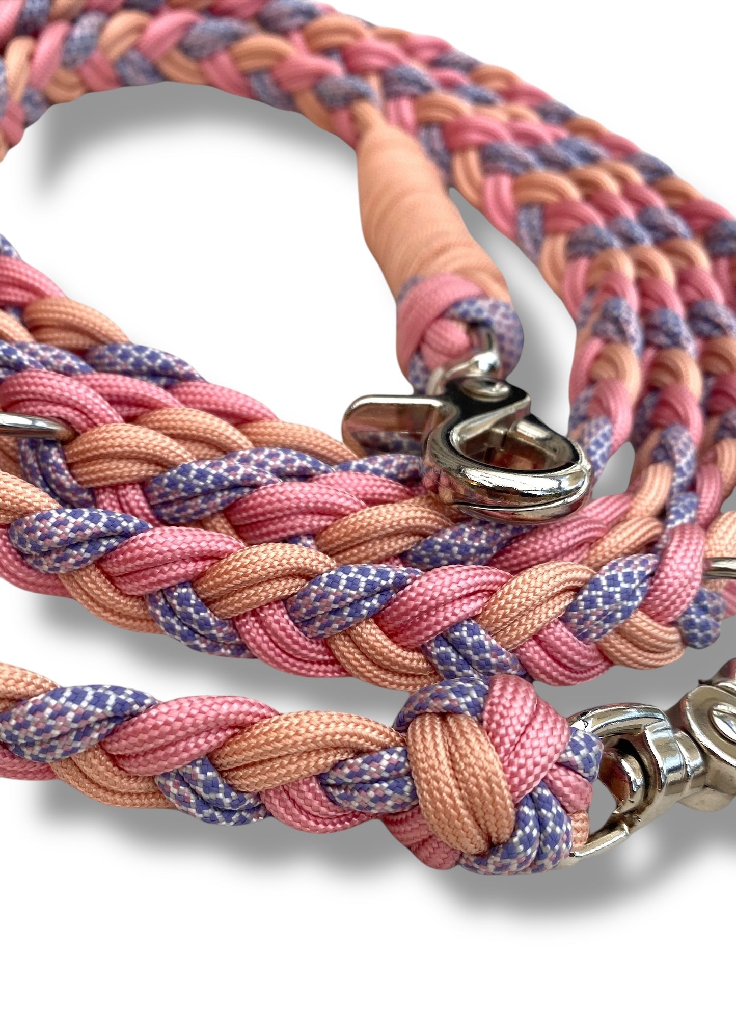 Paracordleine bestehend aus “Golden Kupfer, Rosa Rosa & Art Deco” Seil