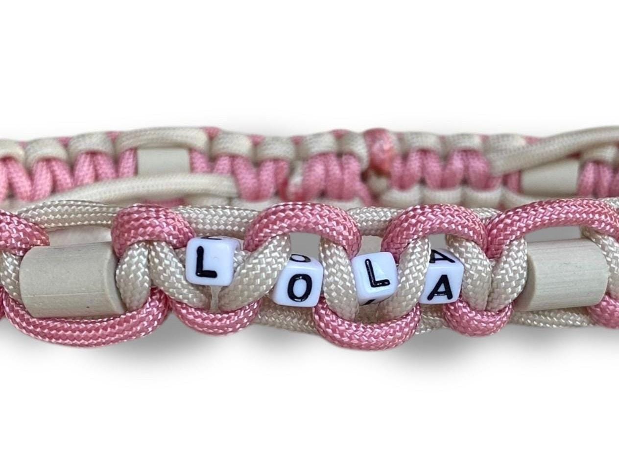 EM-Keramikhalsband “Cream & Pastel Rosa”