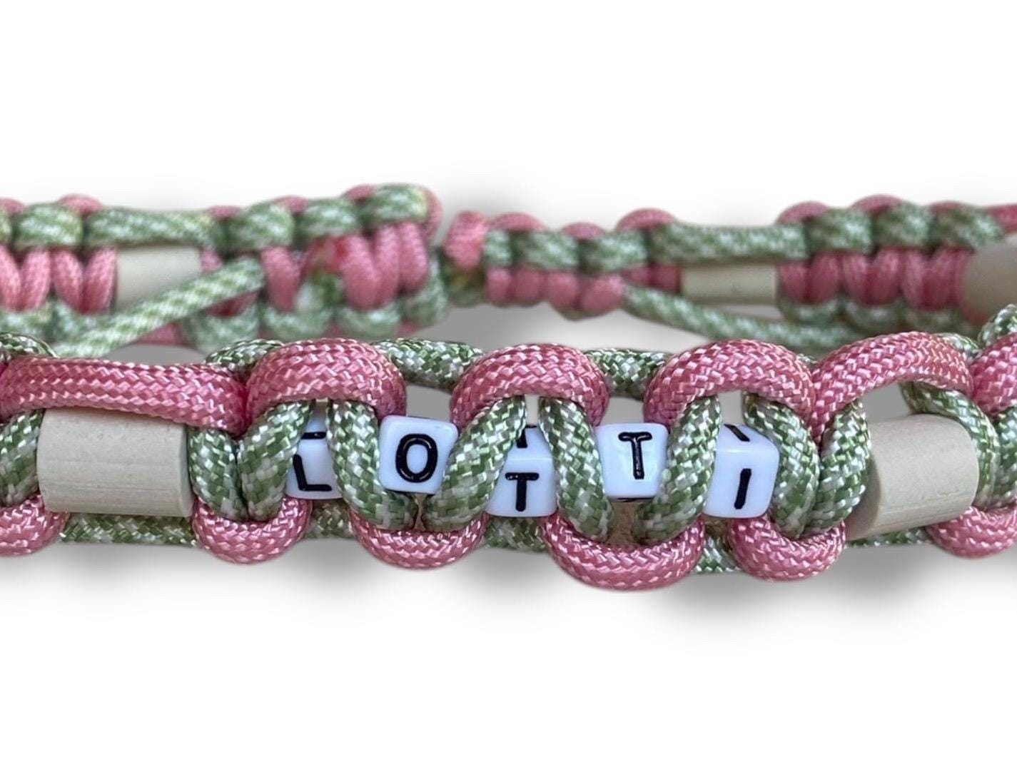 EM-Keramikhalsband “Holy Guacamole/Weiß Spiral & Powder Rosa”