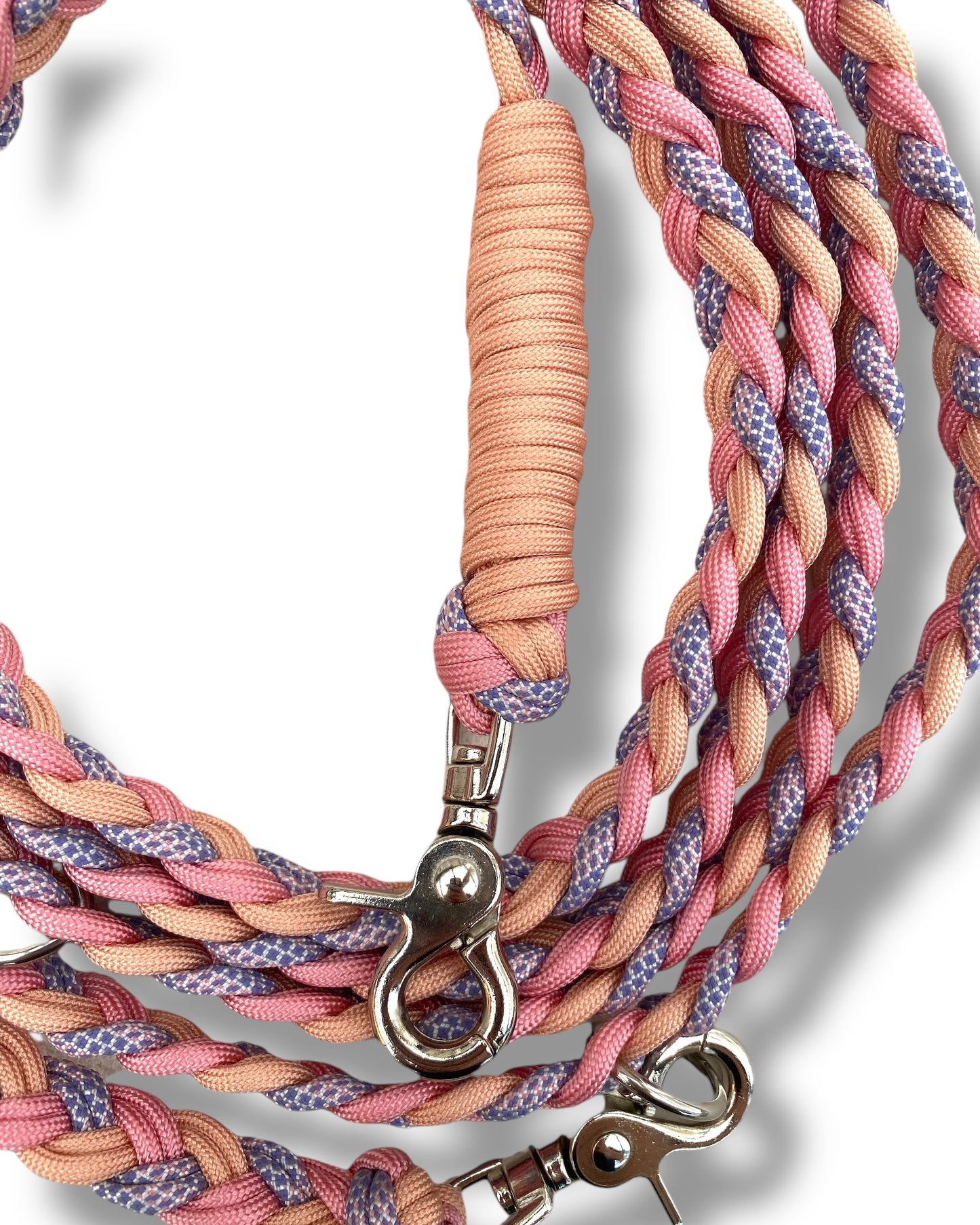 Paracordleine bestehend aus “Golden Kupfer, Rosa Rosa & Art Deco” Seil