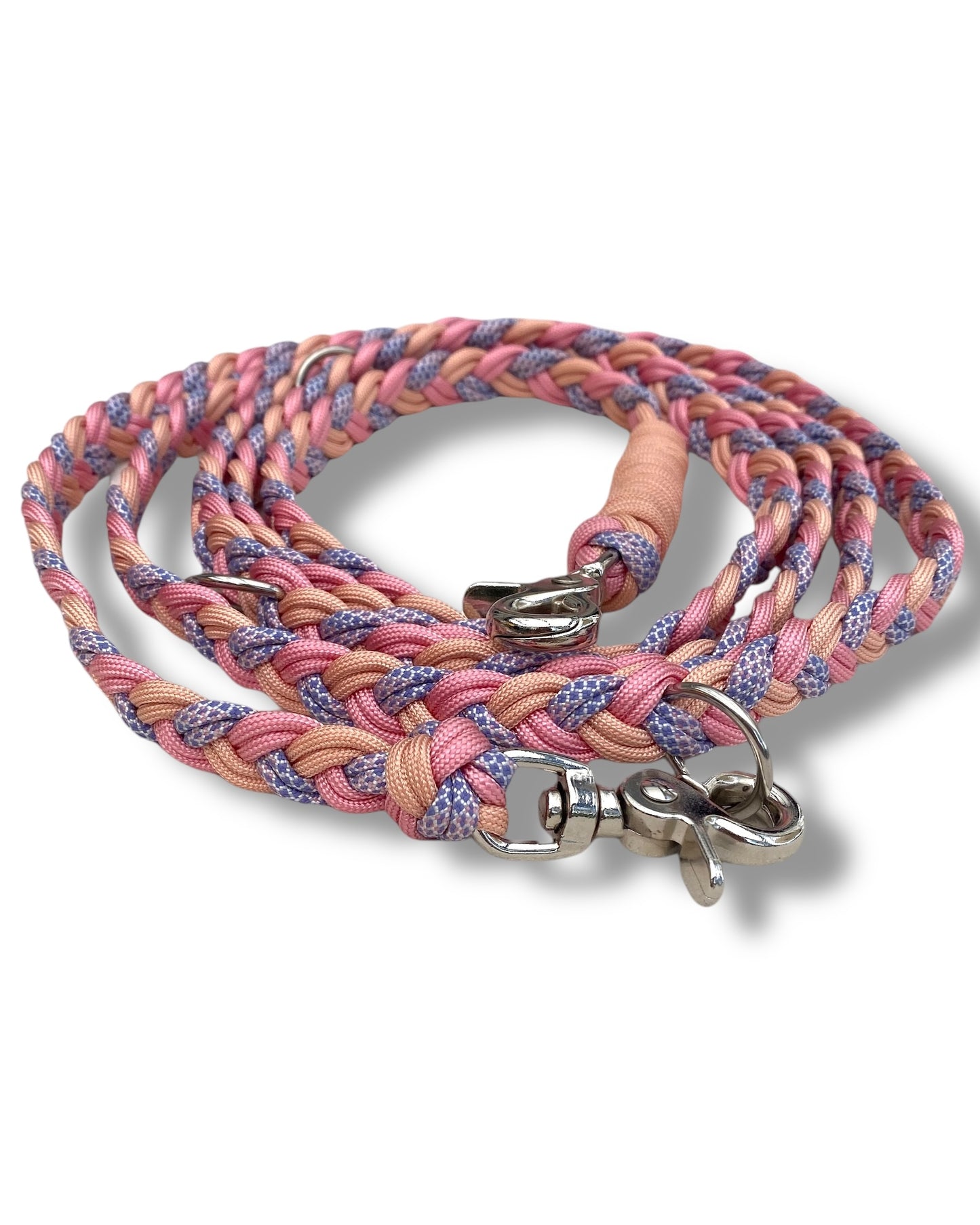 Paracordleine bestehend aus “Golden Kupfer, Rosa Rosa & Art Deco” Seil