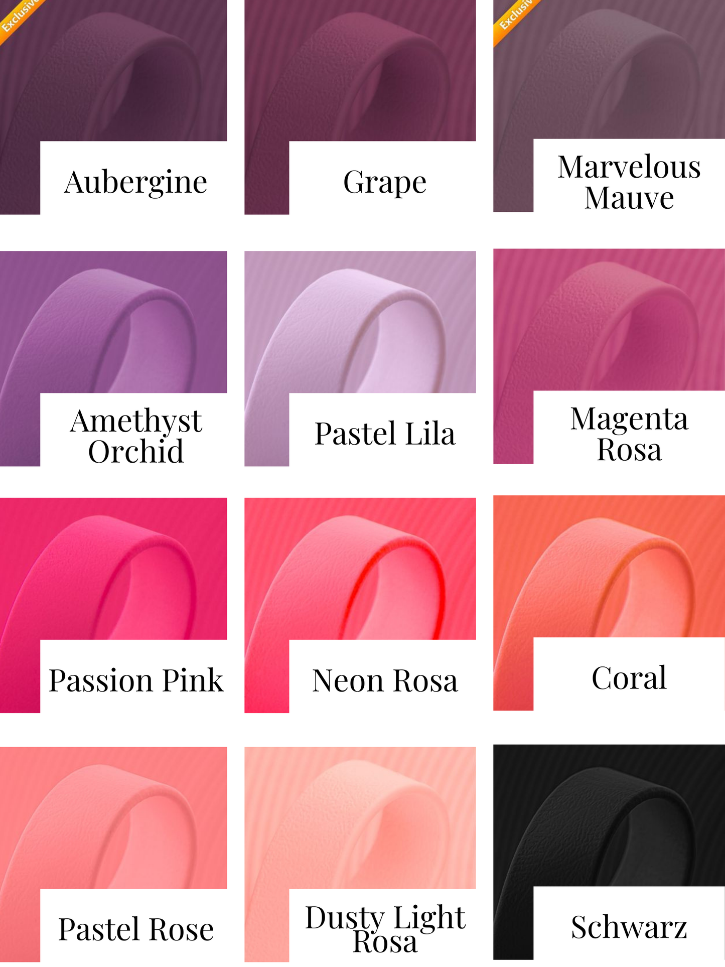 BioThane Halsband  in deiner Wunschfarbe