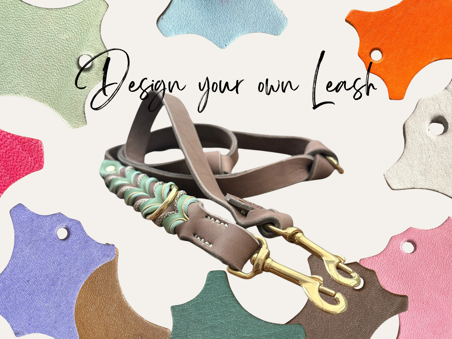 Leder Leine aus Fettleder zum selber Designern mit Paracord Titelbild