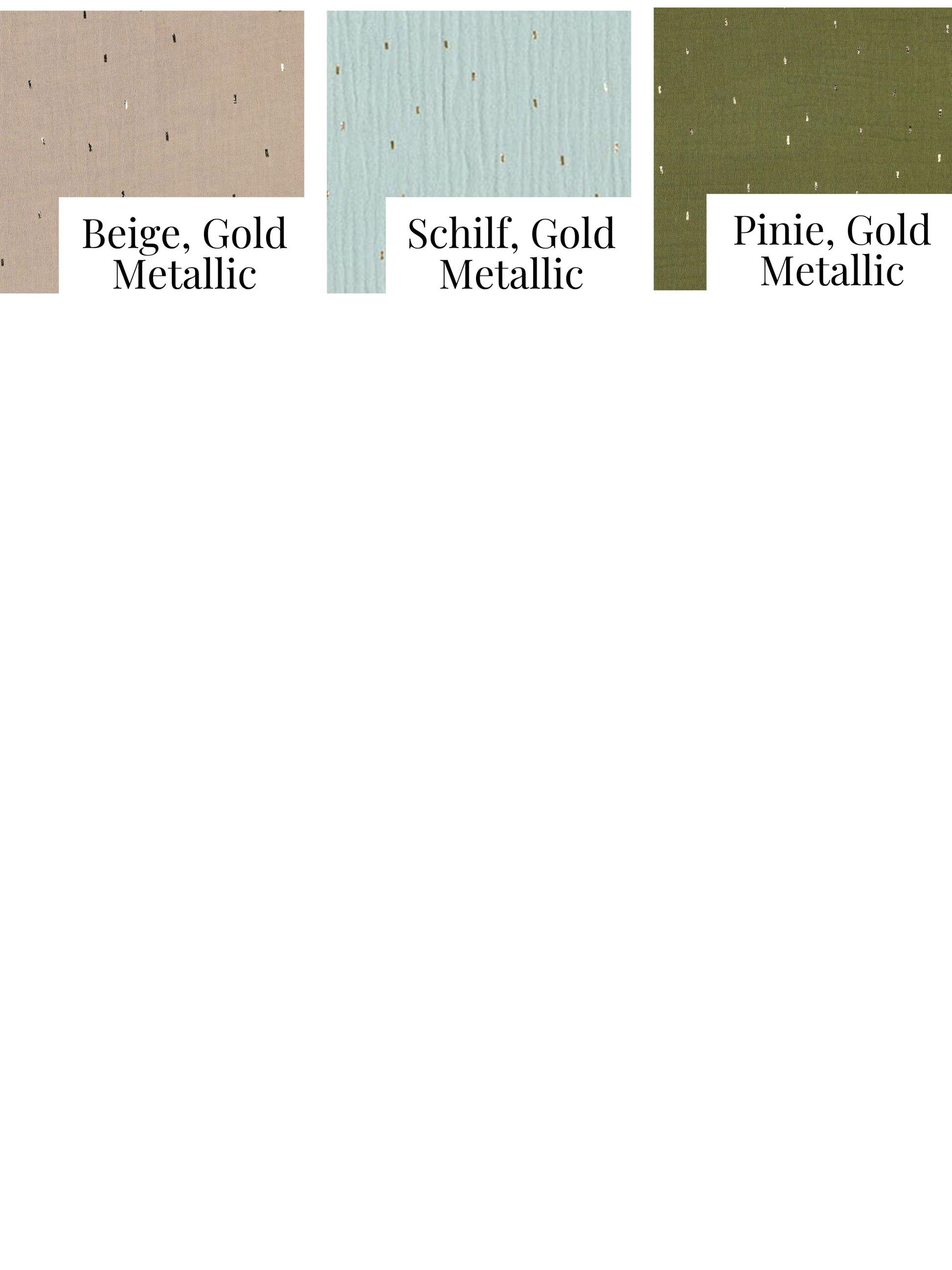 Farbkatalog Musselin baumwollstoff Muster 