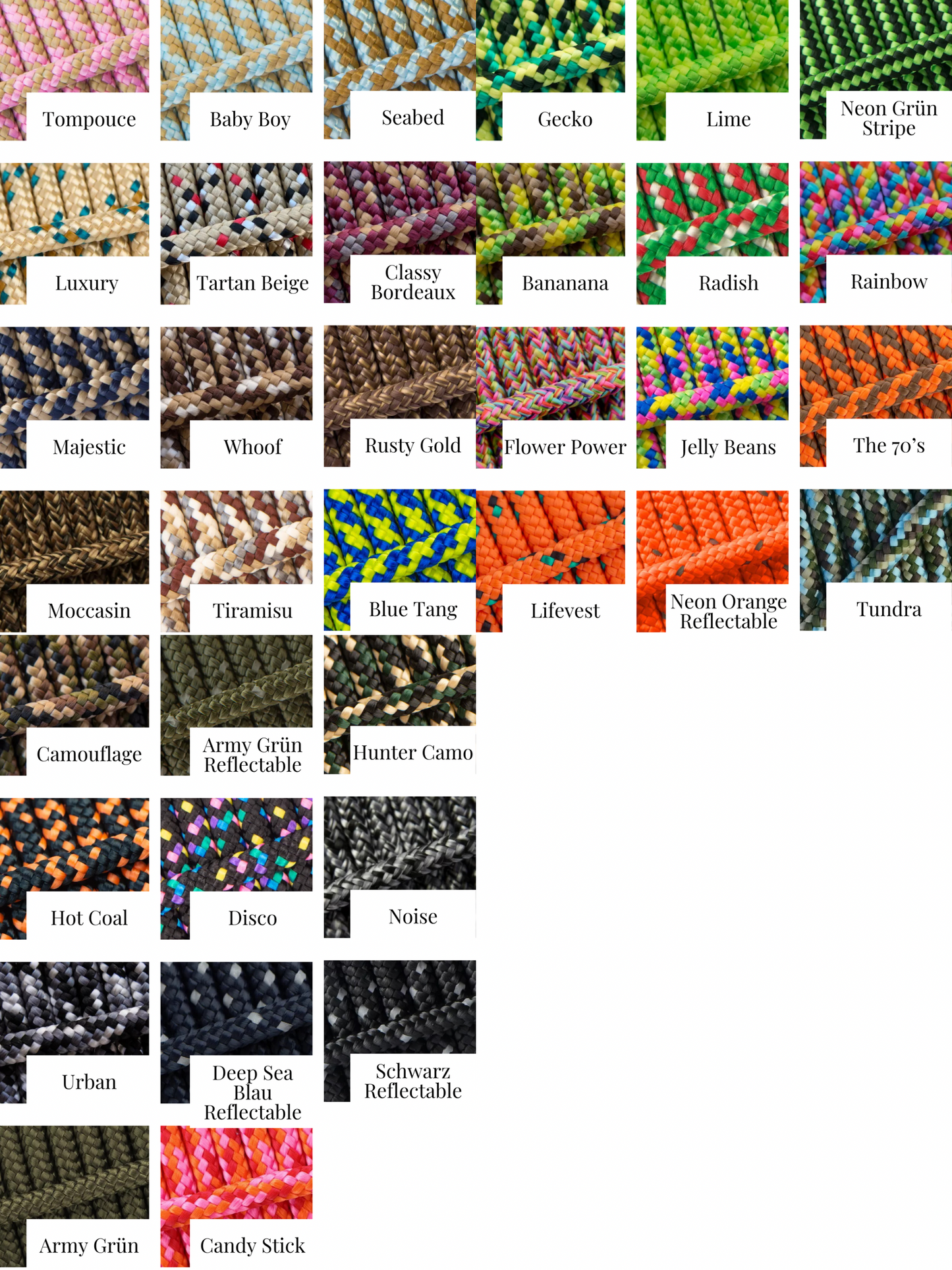 Tauleine in deiner Wunschfarbe 8mm Seil - individuell & handgefertigt