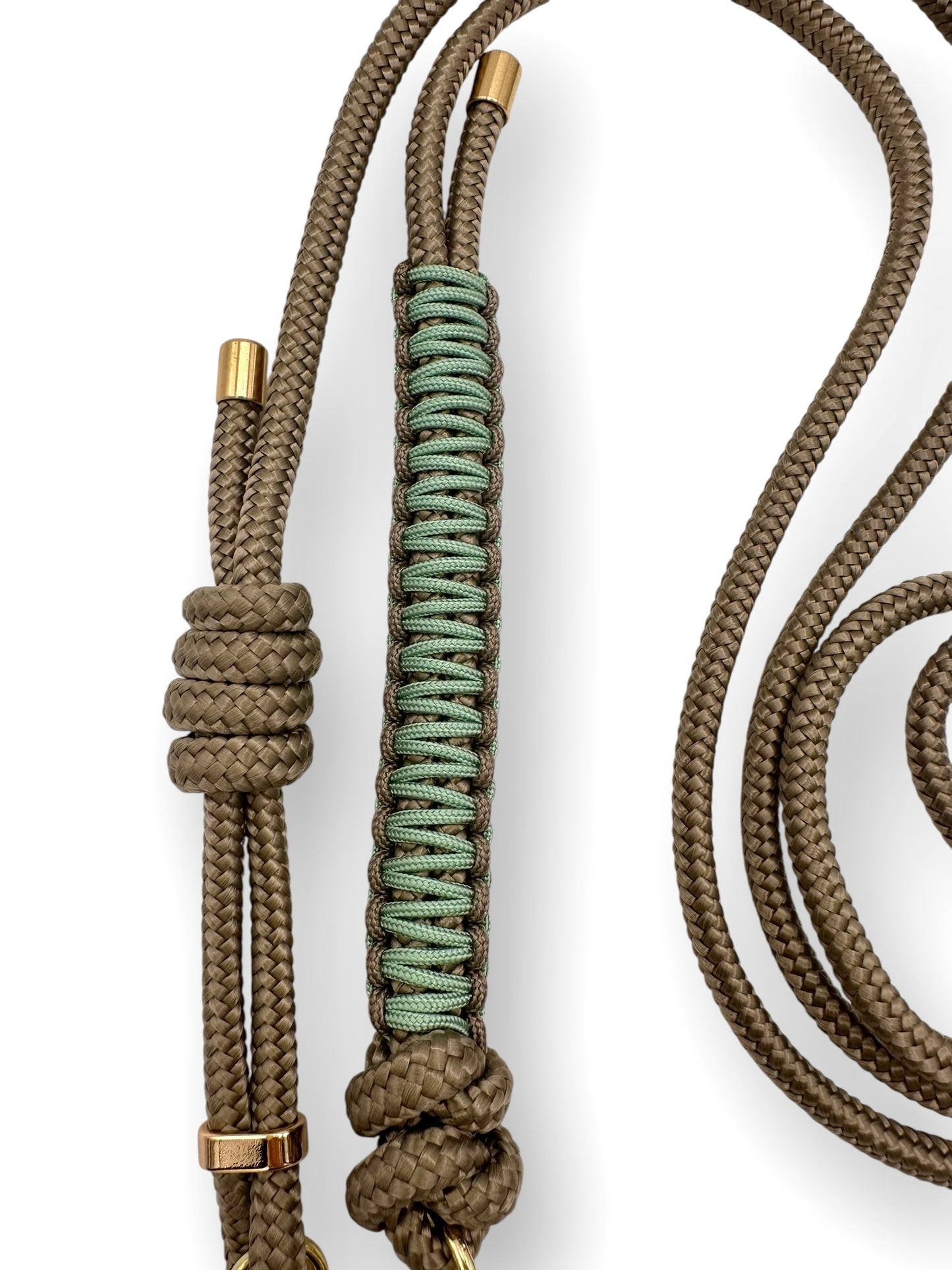 Handykette aus Tau - Befestigung fürs Handy in deiner Wunschfarbe - personalisierbar nach Wunsch gefertigt - draufsicht