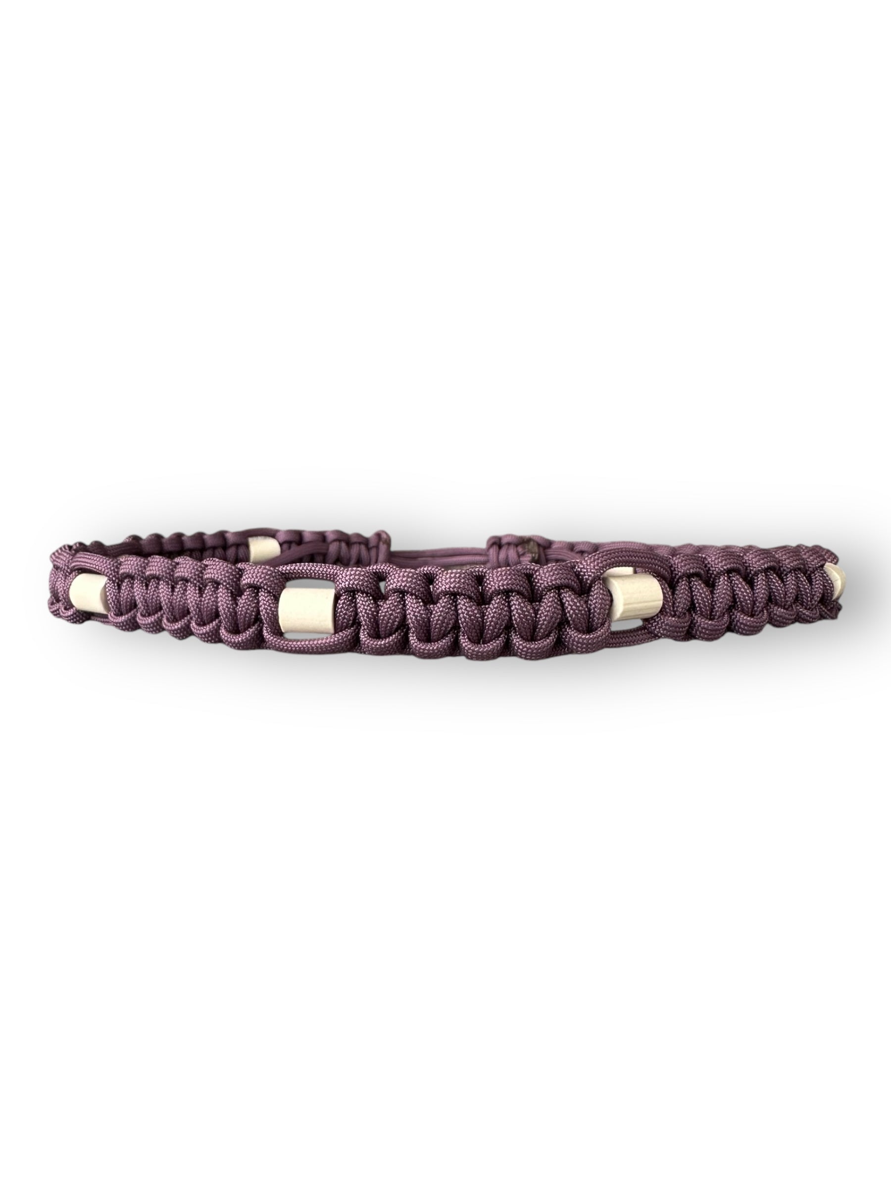 Hundehalsband mit EM-Keramikperlen in der Farbe marvelous mauve