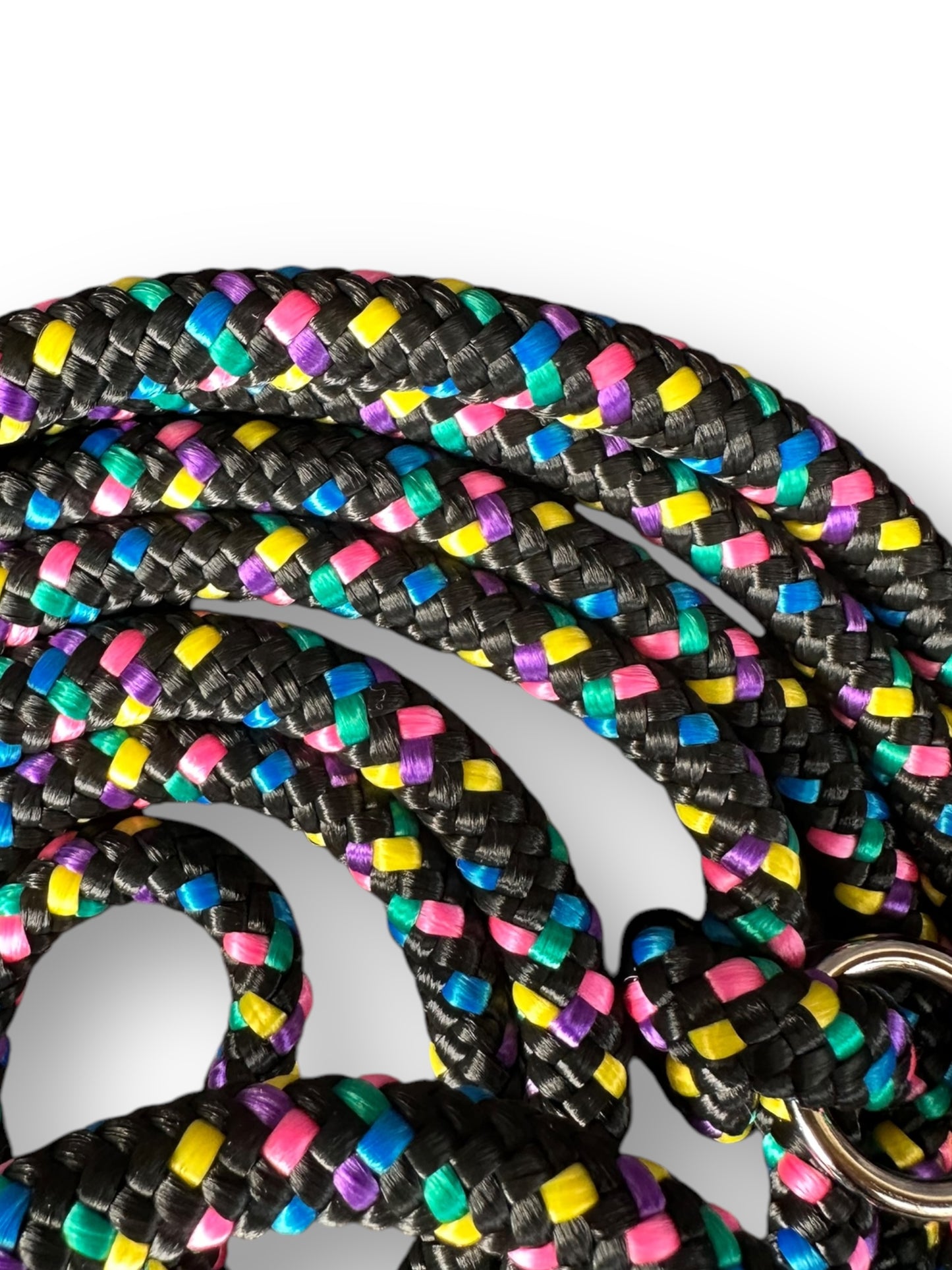 Hundeleine aus 8mm starke Tau aus dem Seil disco mit lapis blauen Details Seil