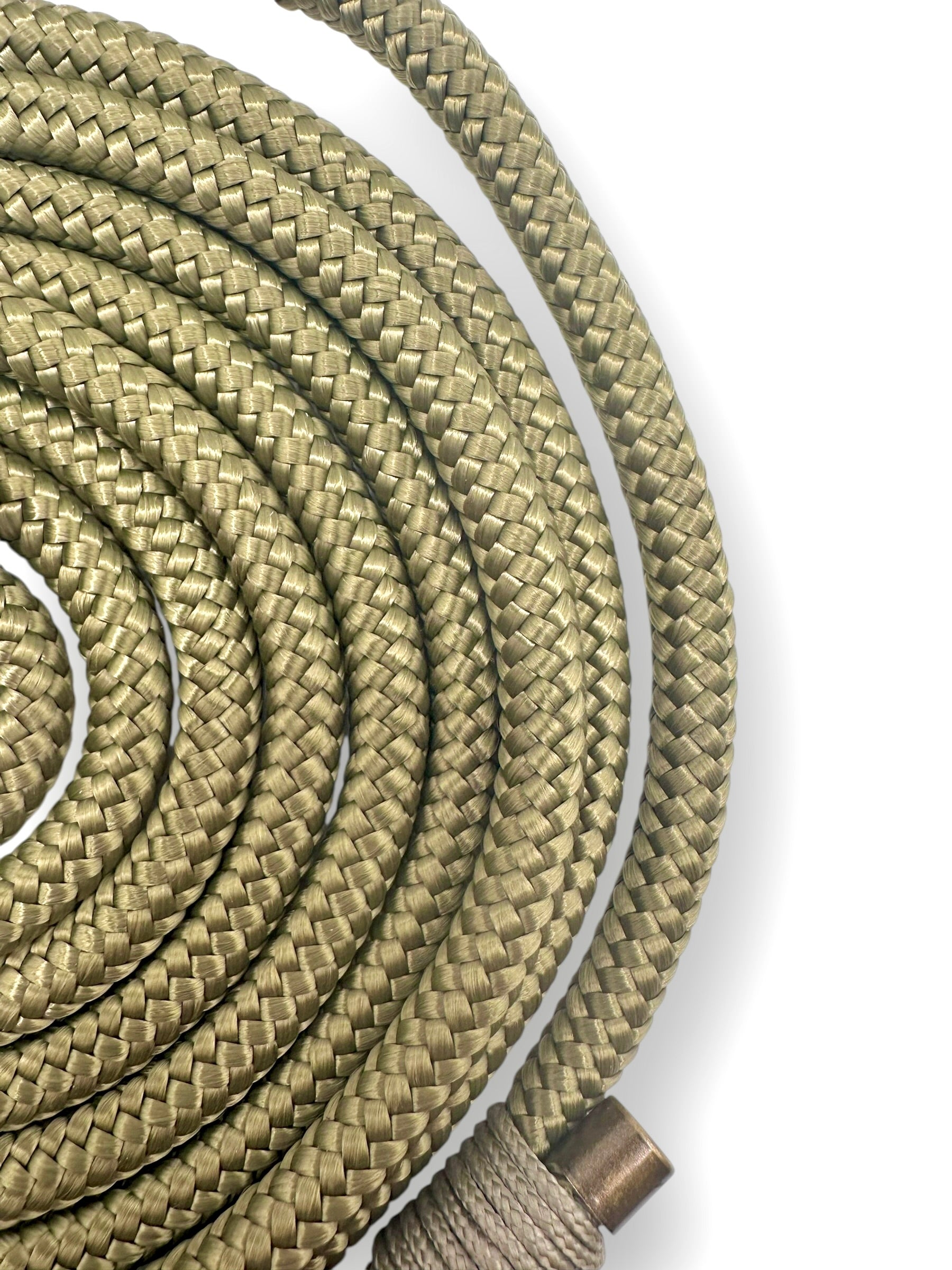 Hundeleine in Military grün mit light Khaki und Rust Details. Perfektes Weihnachtsgeschenk für alle Hundeliebhaber.