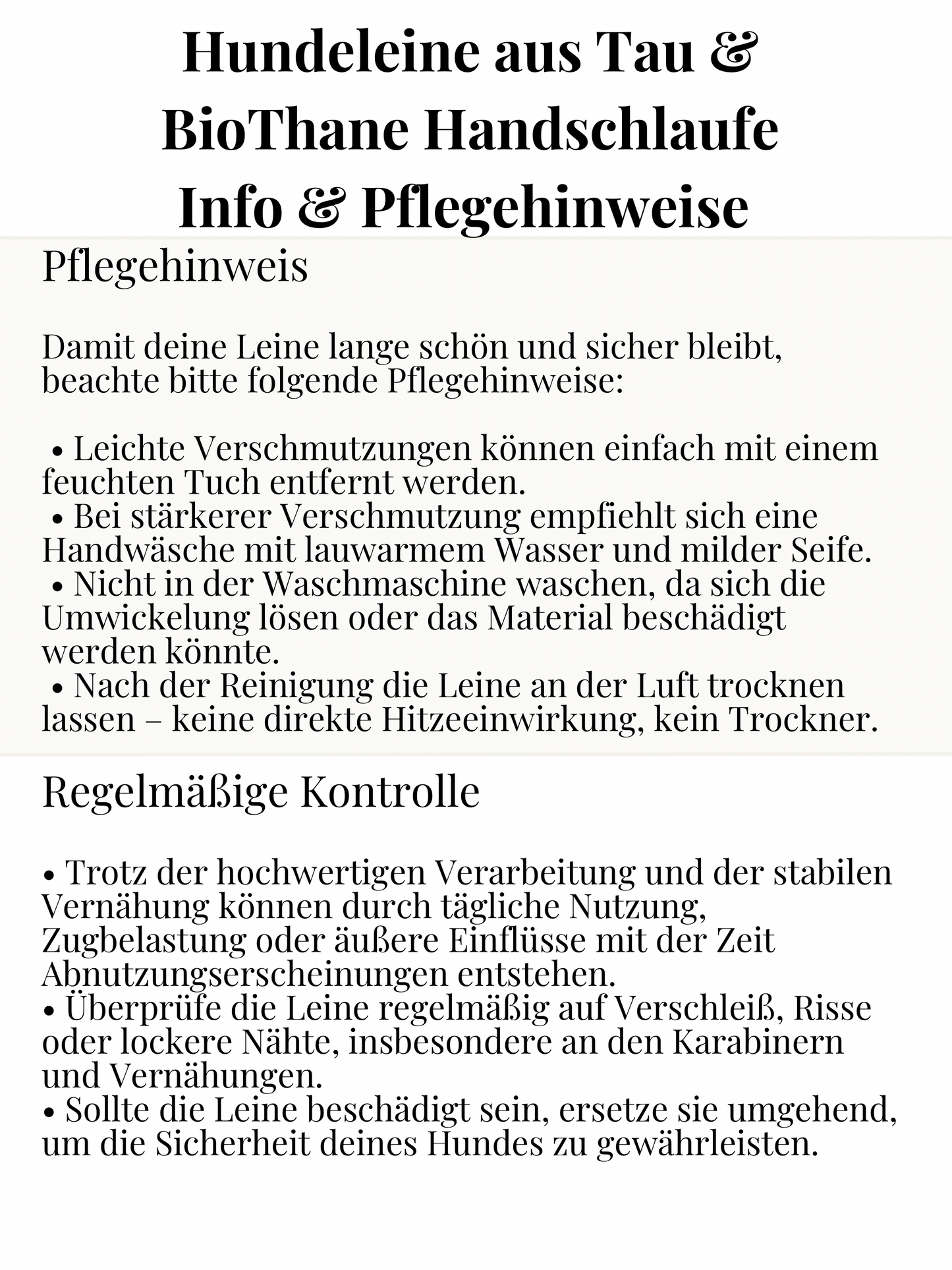 Hundeleine BioThane x Tau "Foggy Grün" & "Schwarz/Weiß Shockwave"