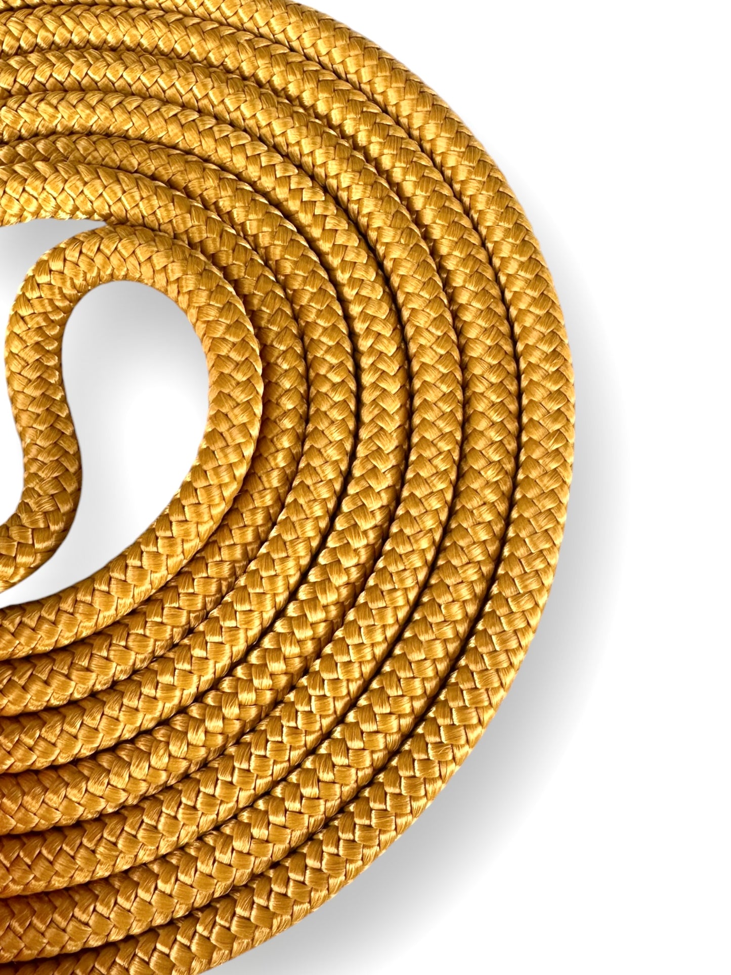 Tau-Leine 10mm bestehend aus "Karamell" Seil & "Reflectable Neon Rosa" Umwickelung