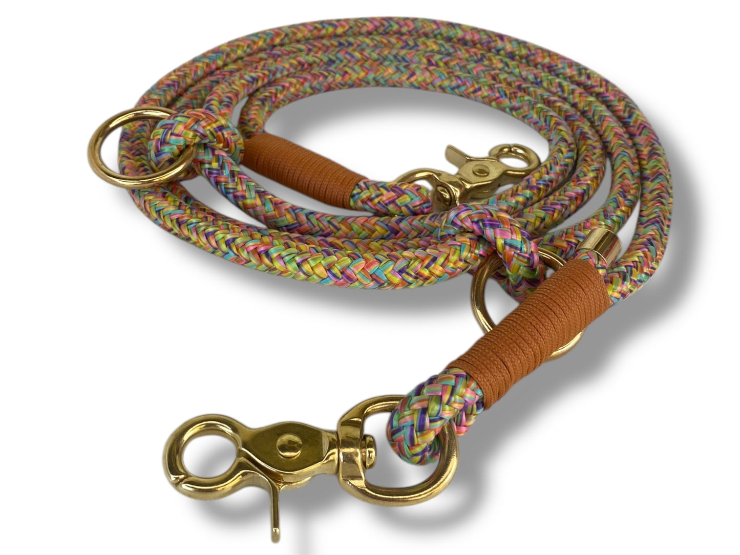 Tau-Set 10mm bestehend aus "Flower Power" Seil & "Mustard" Umwickelung