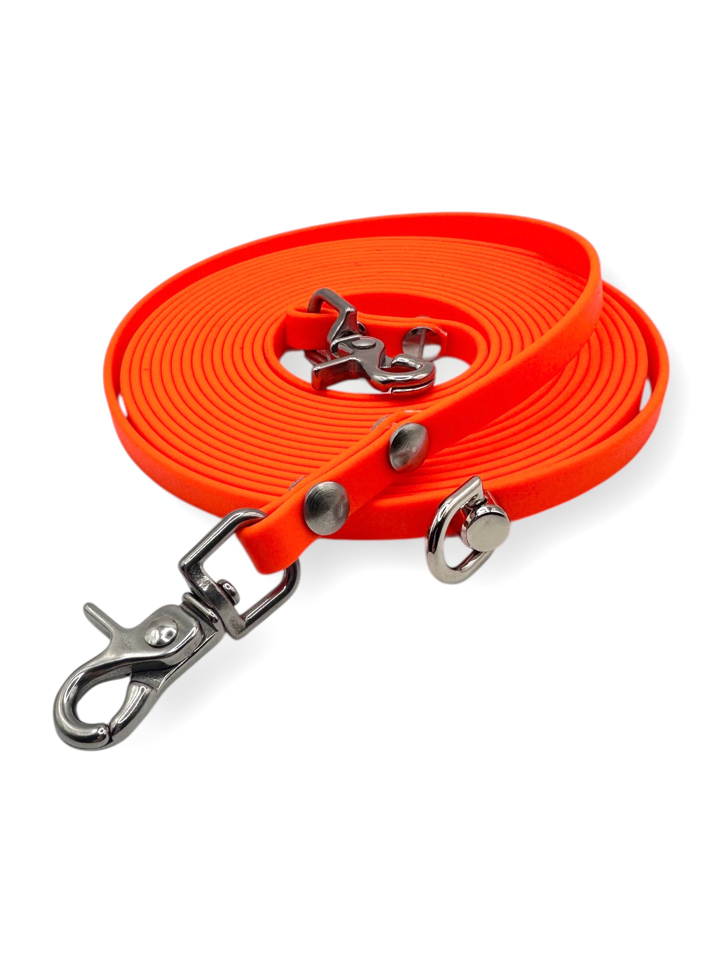 Schleppleine BioThane 9mm MINIMAL in “Orange”