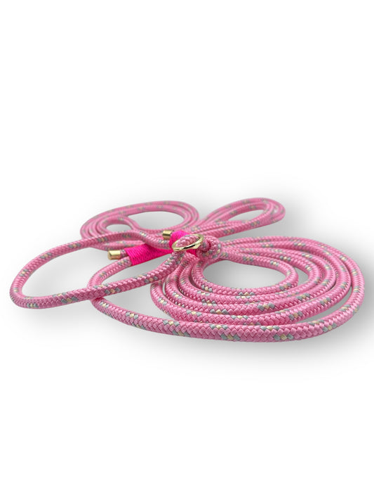Zugstoppleine bestehend aus "Little Princess" Seil & "Neon Rosa Reflectable"