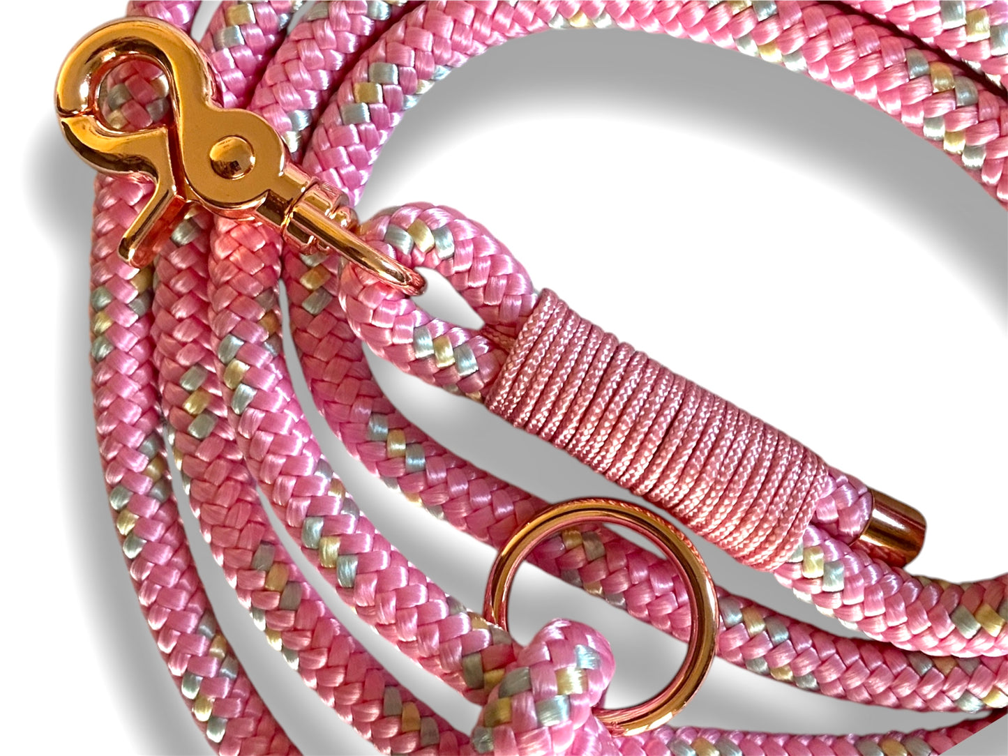 Tau-Leine 10mm bestehend aus "Little Princess" Seil & "Pastel Rosa" Umwickelung