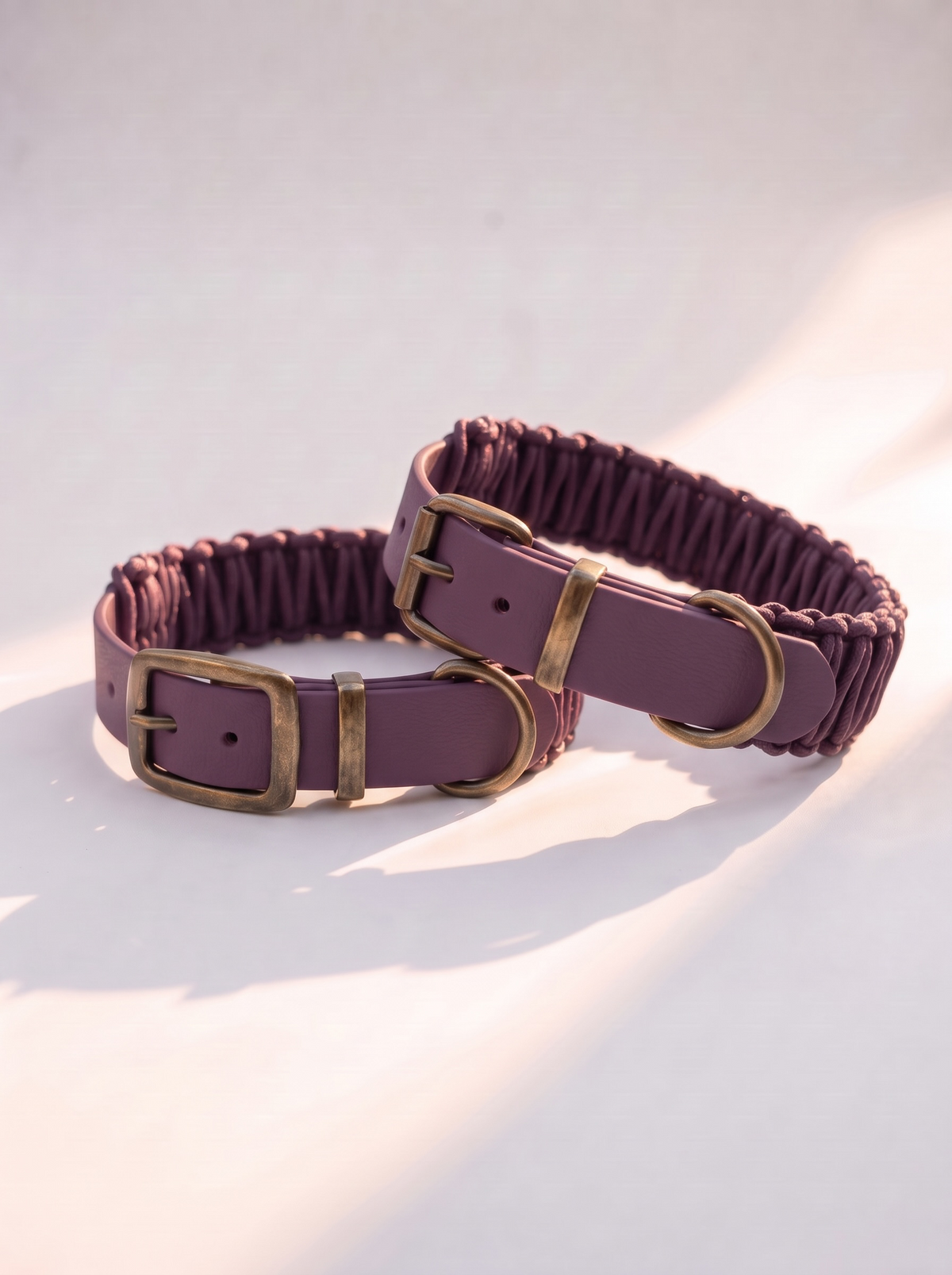 Halsband/Set BioThane MINIMAL WRAP - AUBERGINE X MARVELOUS MAUVE