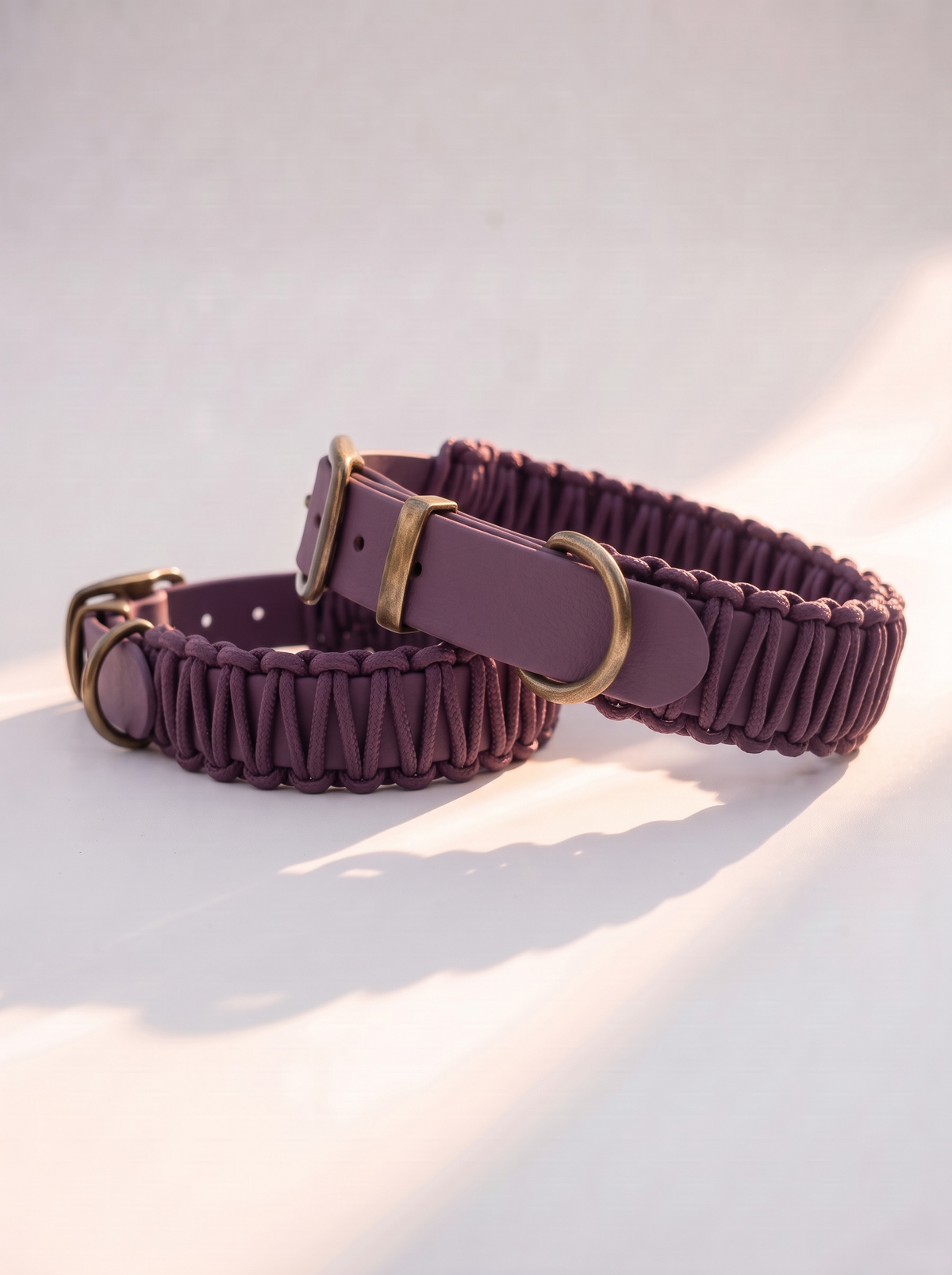 Halsband/Set BioThane MINIMAL WRAP - AUBERGINE X MARVELOUS MAUVE