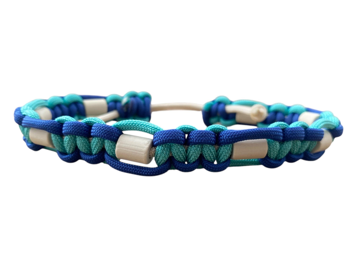 EM-Keramikhalsband “Electric Blau & Pastel Turquoise”