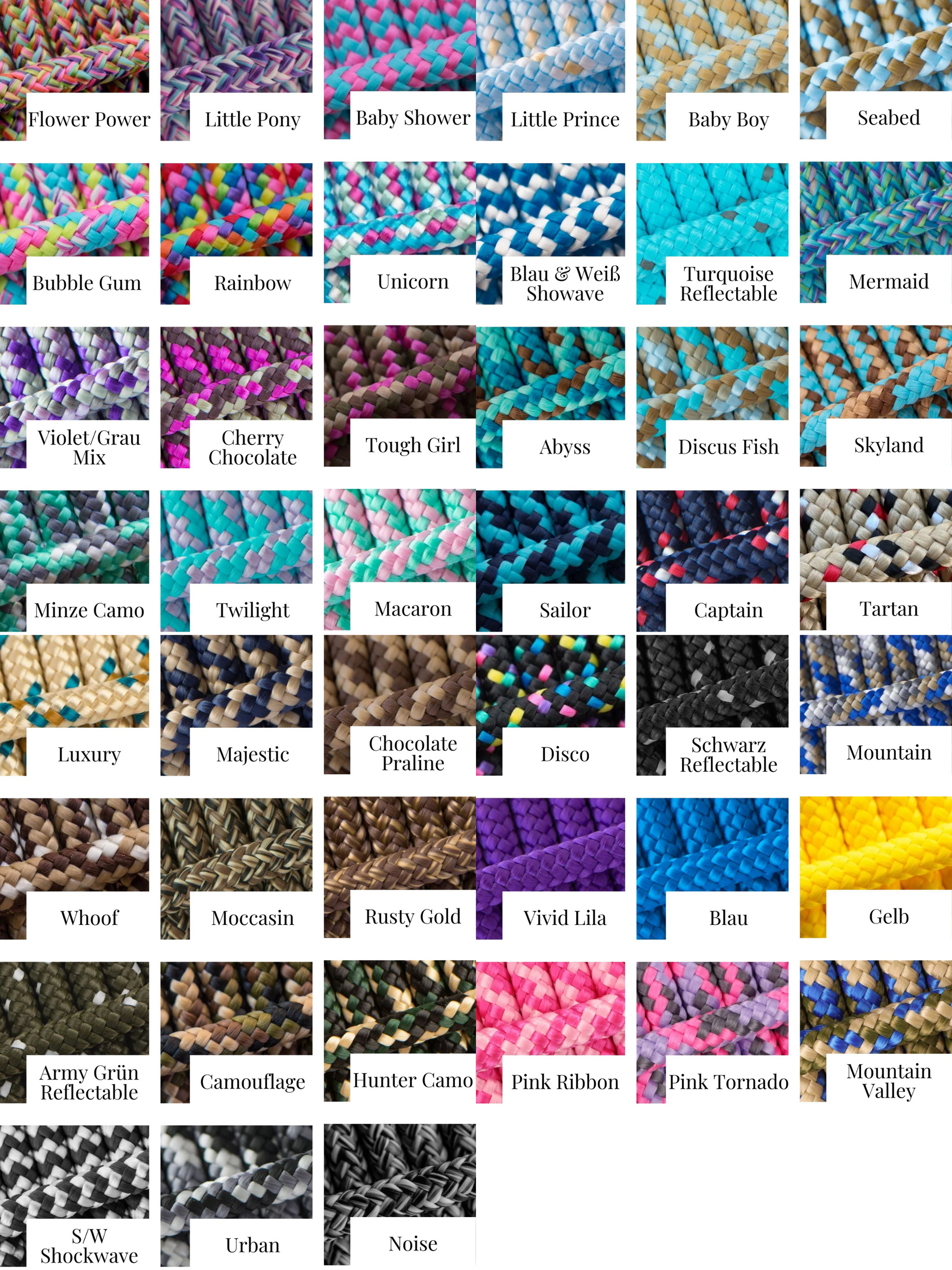 Farbkatalog PPM-Seil. Seite 3